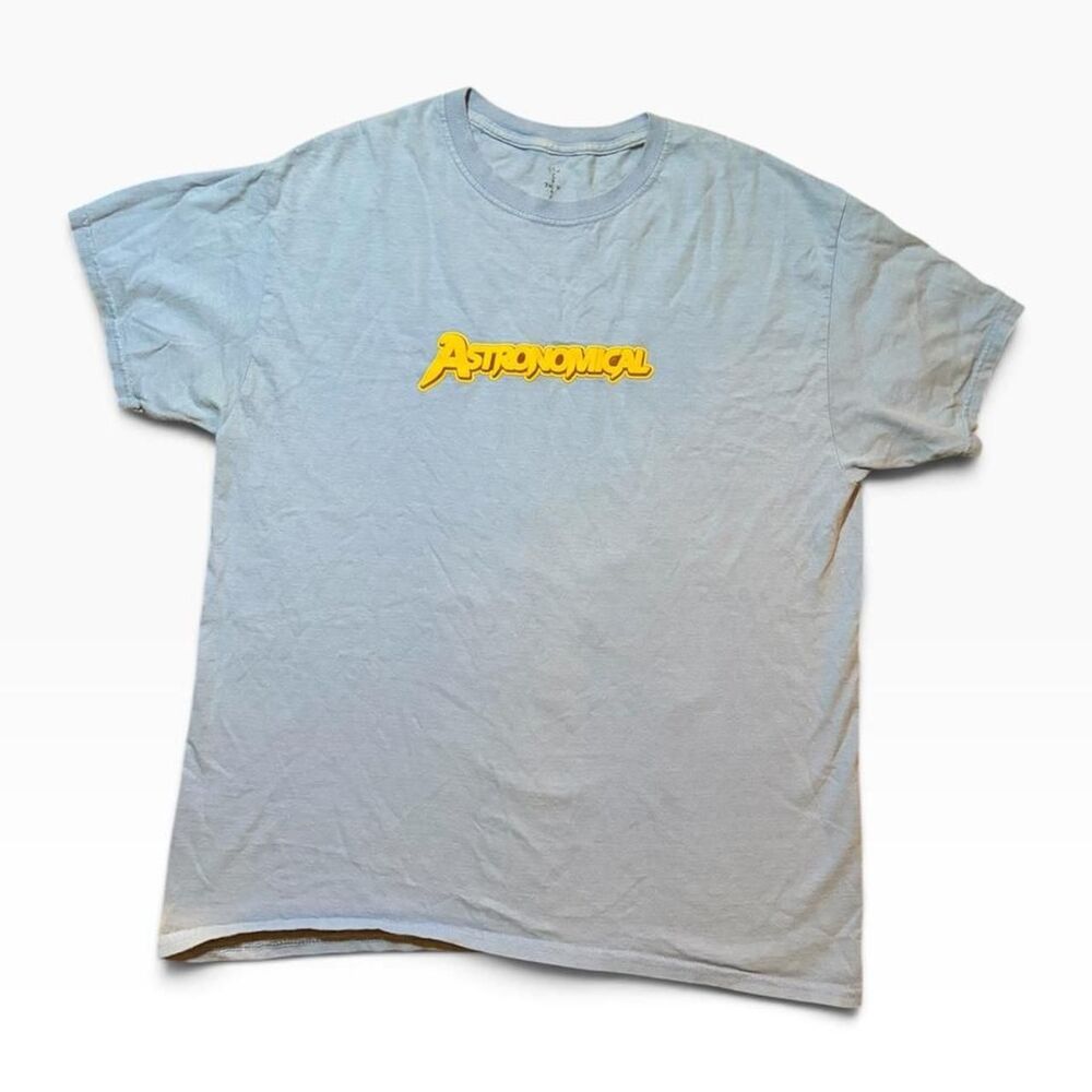Travis-scott Men's Blue T-shirt